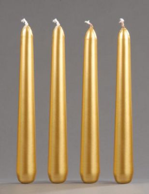 Spitzkerzen, gold