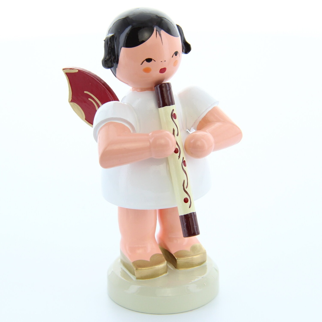 [FU 225/250/41R] Engel stehend groß mit Didgeridoo, rote Flügel