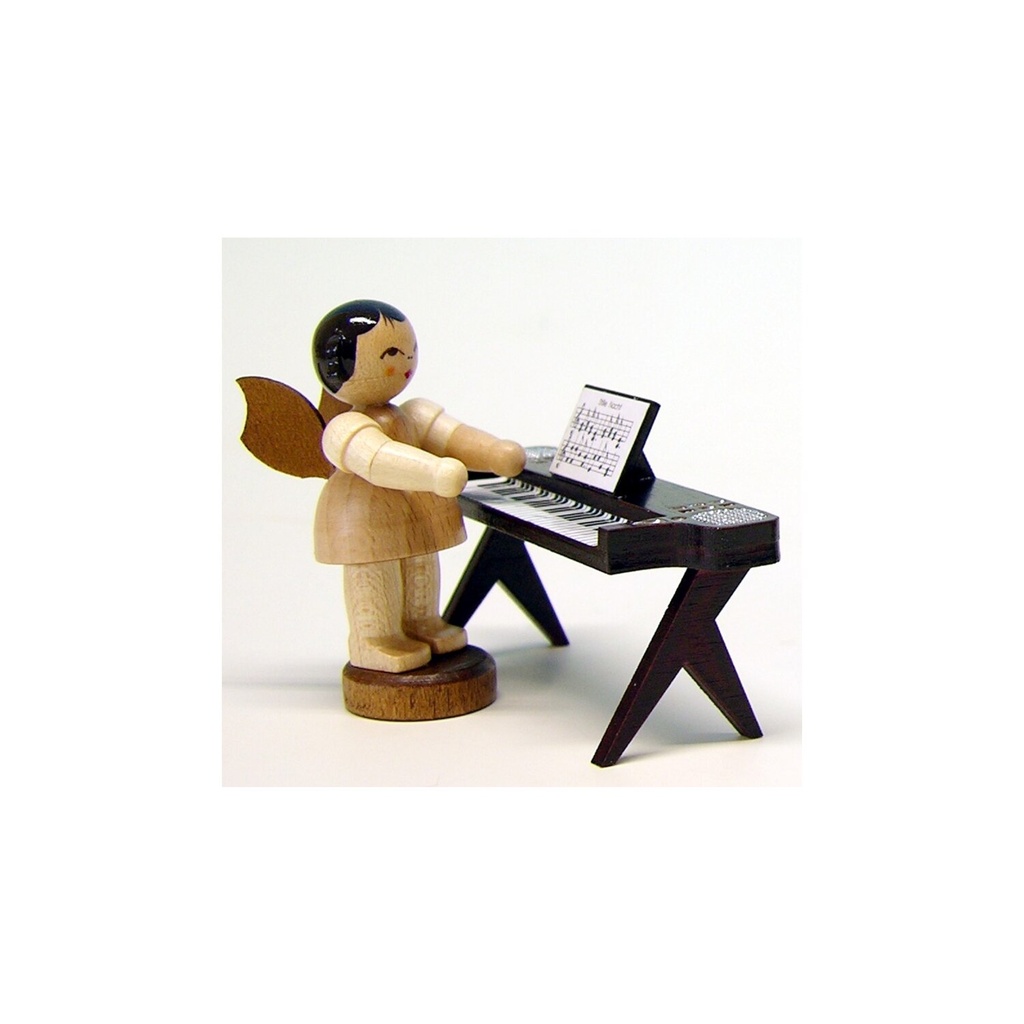 [FU 225/043/56N] Engel stehend am Keyboard, natur
