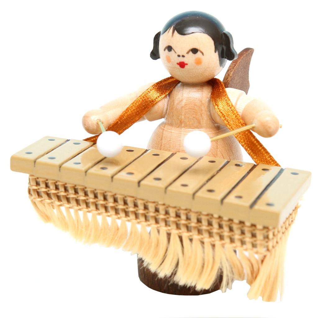 [FU 225/043/61N] Engel stehend mit Bassxylophon, natur