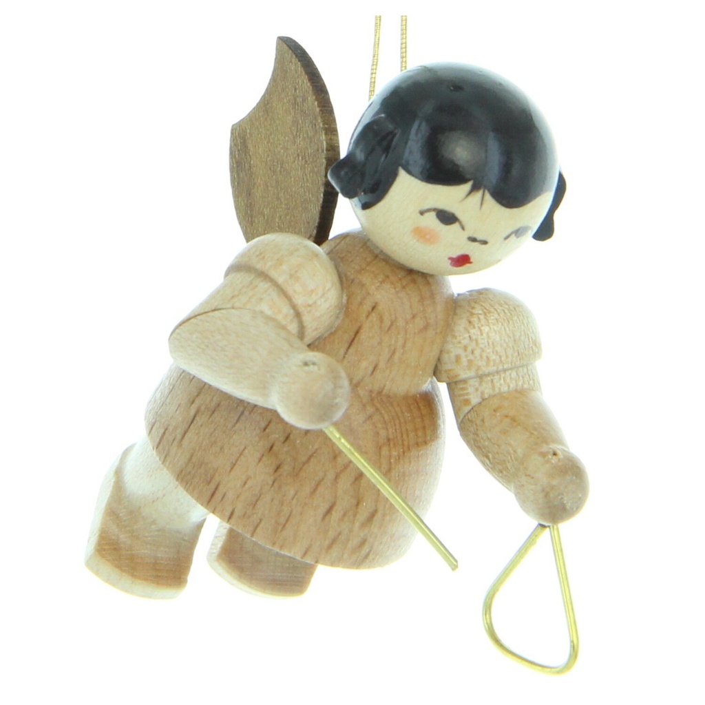 Schwebeengel mit Triangel, natur