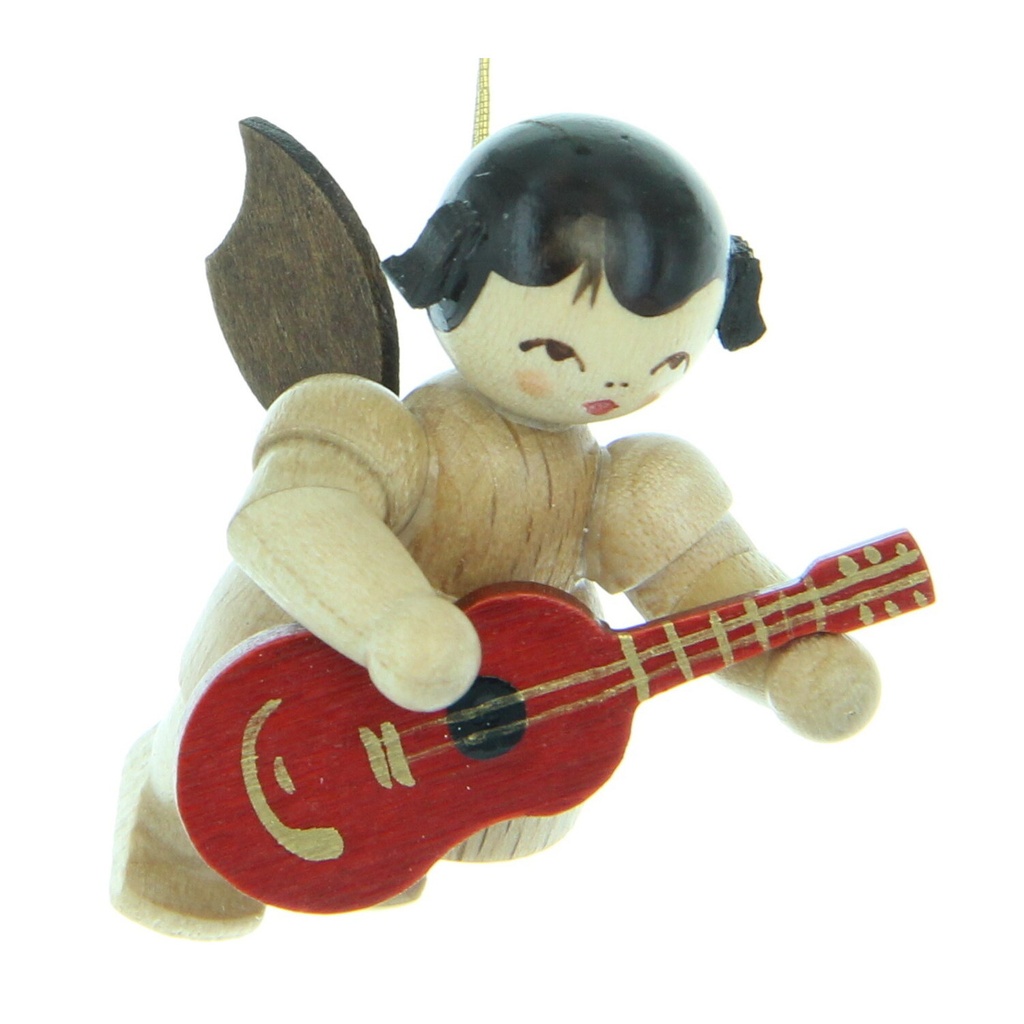 Schwebeengel mit Gitarre, natur