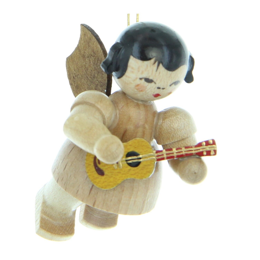 Schwebeengel mit Ukulele, natur