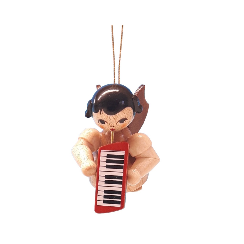 Schwebeengel mit Melodica, natur