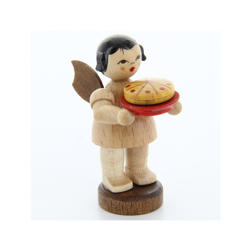 [FU 225/270/26N] Engel stehend mit Torte, natur