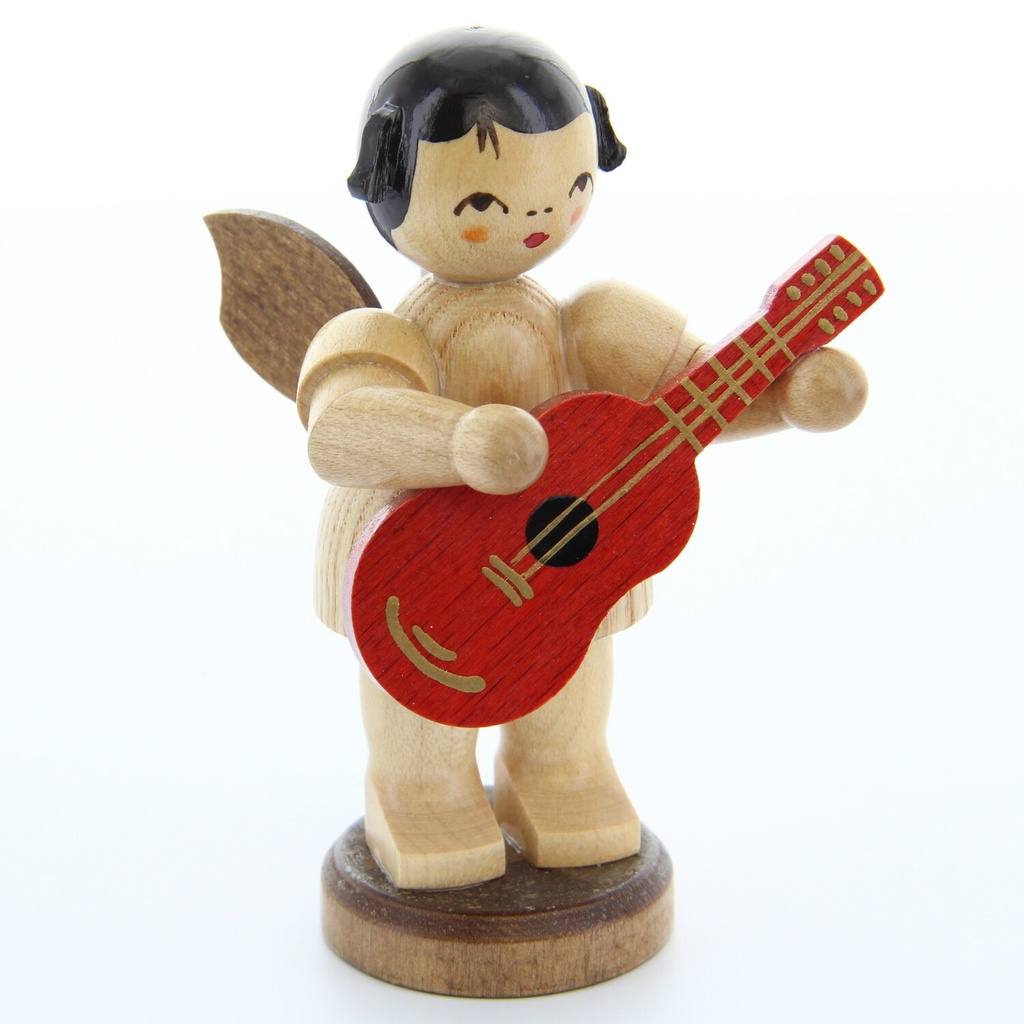 [FU 225/250/22N] Engel stehend groß mit Gitarre, natur
