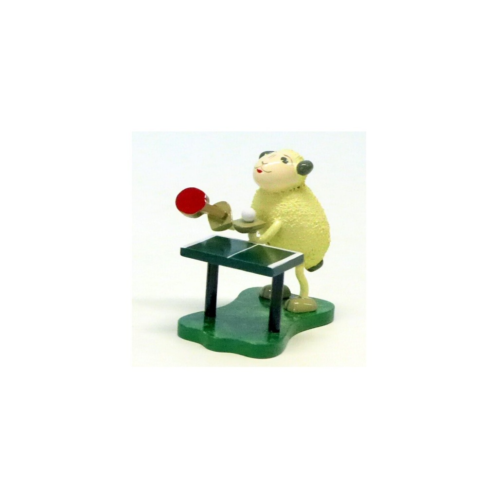 [FU 080/034/25] Schaf "Bolli", Tischtennis spielend