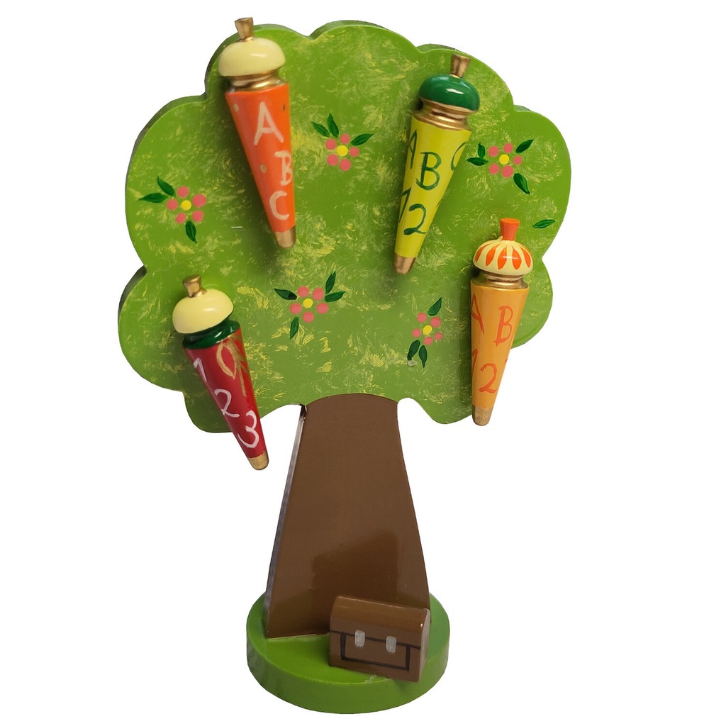 [FU 111-815] Zuckertütenbaum mit 4 Zuckertüten und Ranzen