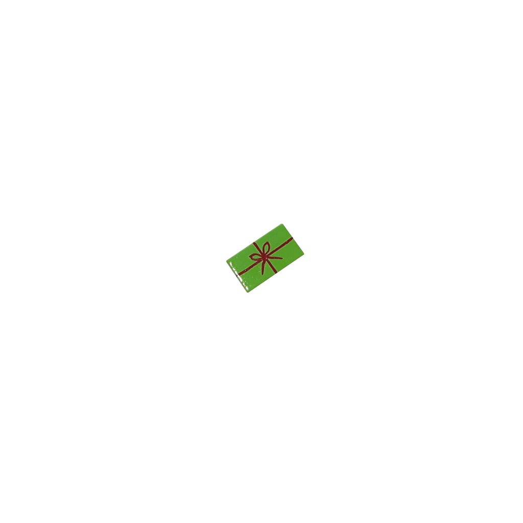 Geschenkpäckchen grün 18x10x7 mm