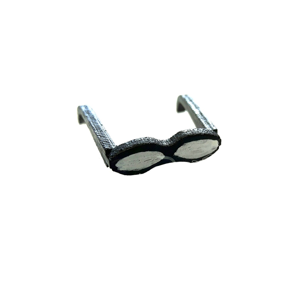 [FU 111-524] coole Brille, bemalt, Breite 17 mm