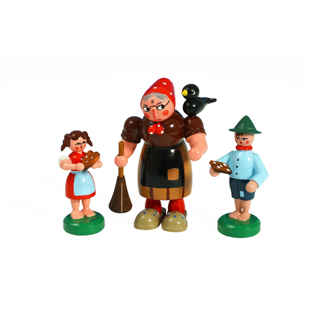 Hexe mit Hänsel und Gretel