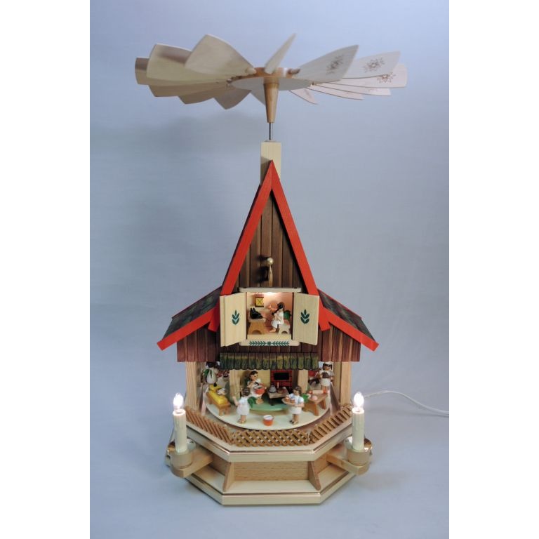 [RG 19087] Adventshaus Engelbäckerei, elektrische Beleuchtung