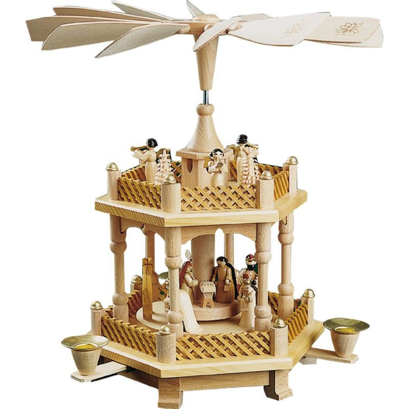 Pyramide Christi Geburt 1-st., natur