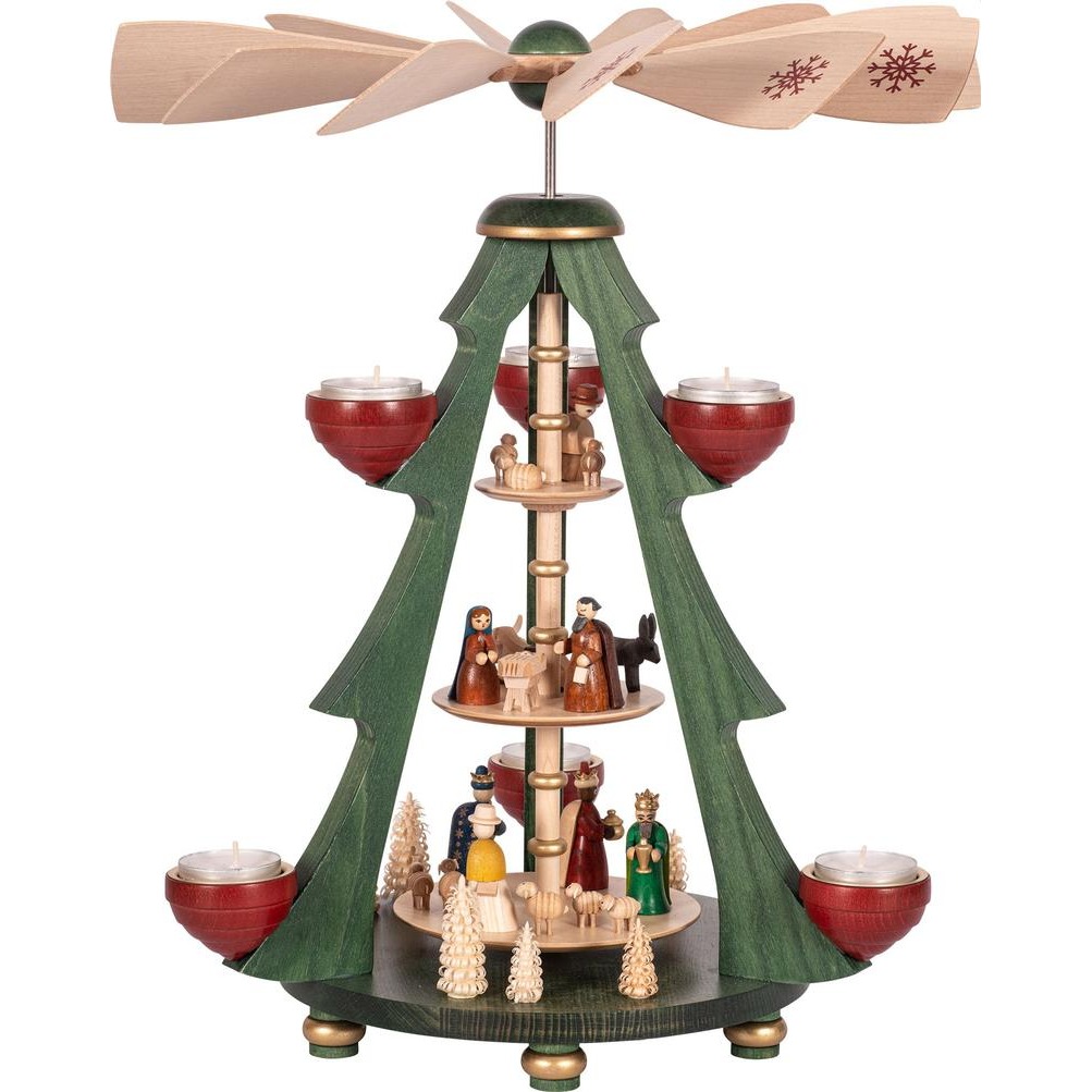 Baumpyramide Christi Geburt 3-st.