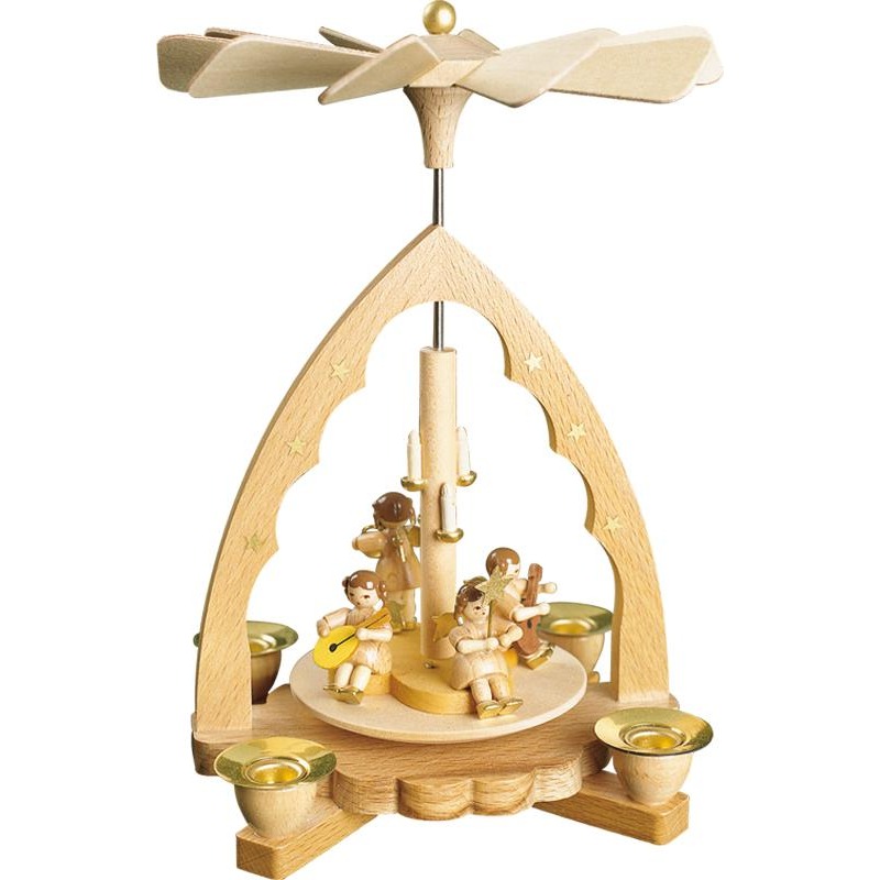 [RG 16312] Pyramide Engelkonzert, natur - 19 cm