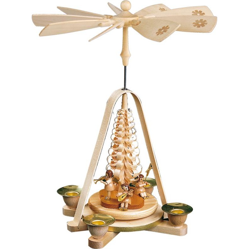 Pyramide Engelkonzert, natur - 28 cm
