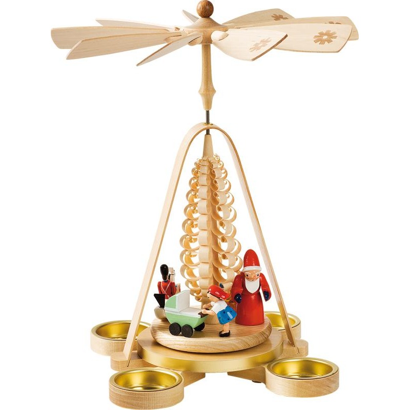 Pyramide Bescherung für Teelichte