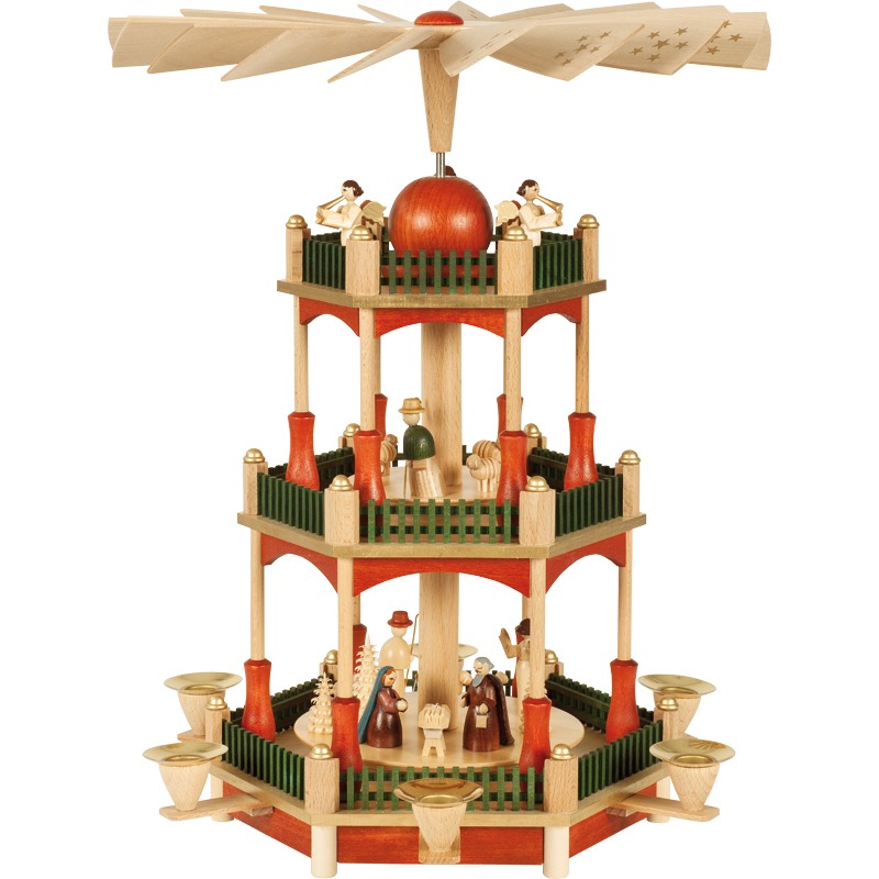 [RG 86022] Pyramide Christi Geburt 2-st.