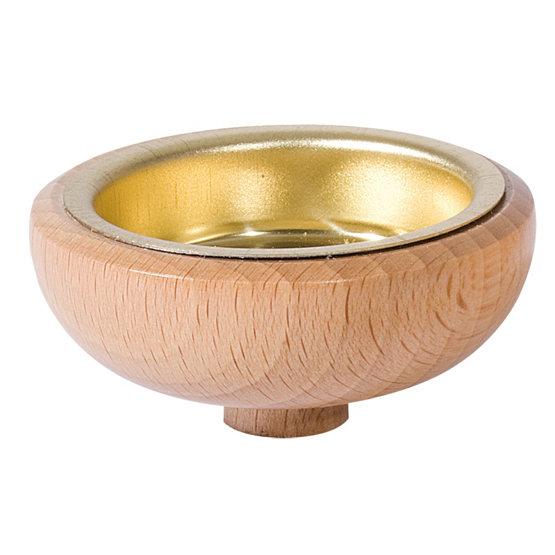 Teelichtadapter für 14 mm Tülleneinsätze natur