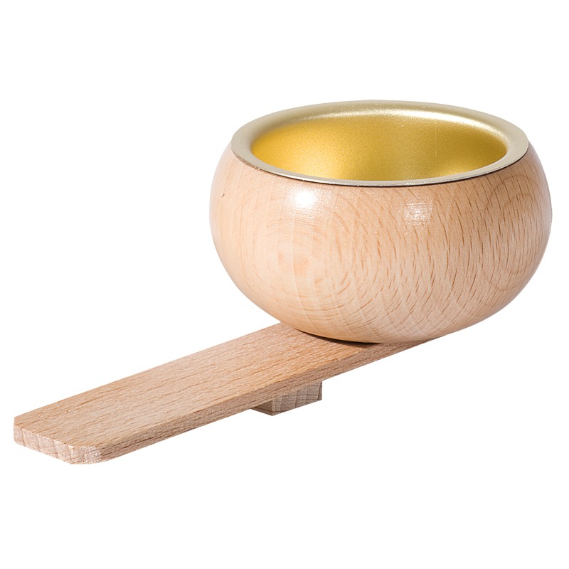Teelichtadapter für 17 mm Tülleneinsätze natur
