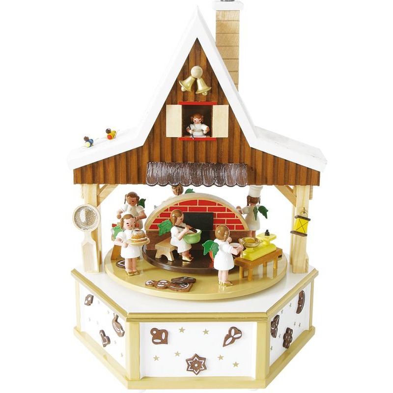 Spieldose Engelbäckerei, 36st. Spw. Süßer die Glocken