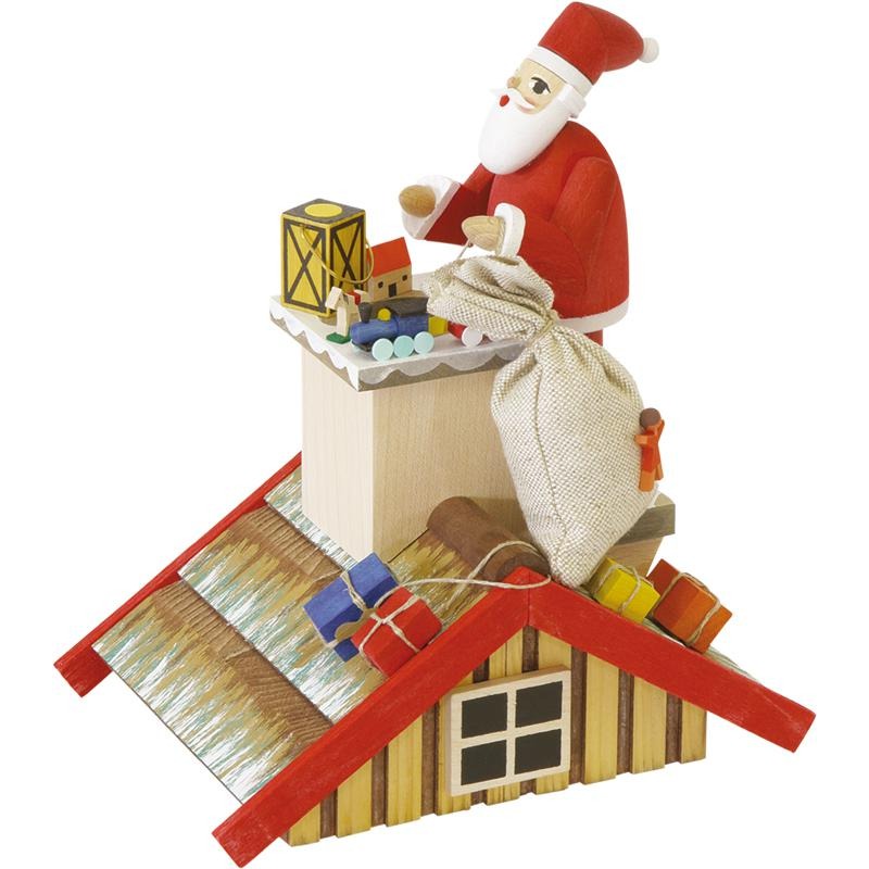 Rauchhaus mit Santa