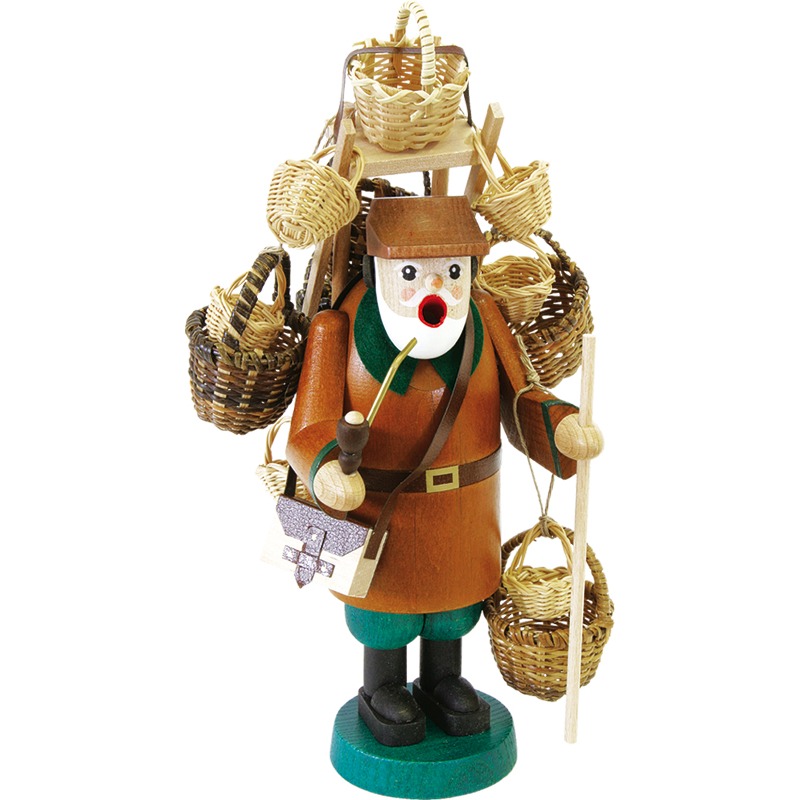 Räuchermann Korbhändler - 23 cm