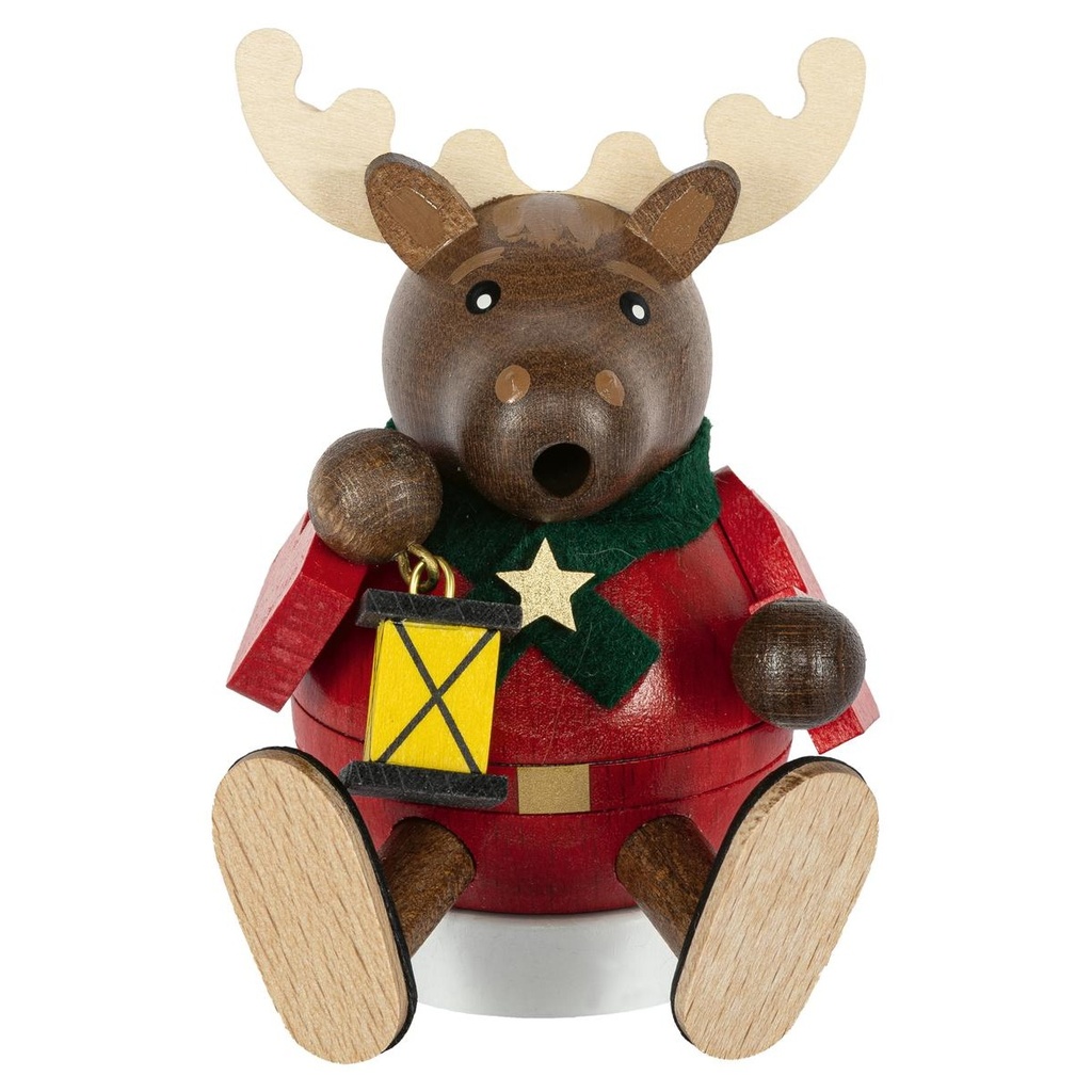 Minikugelrauchfigur Elch