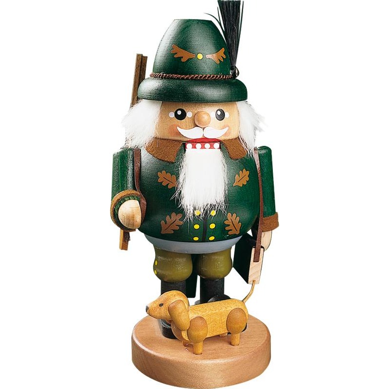 [RG 12689] Nußknacker Förster mit Dackel - 21 cm