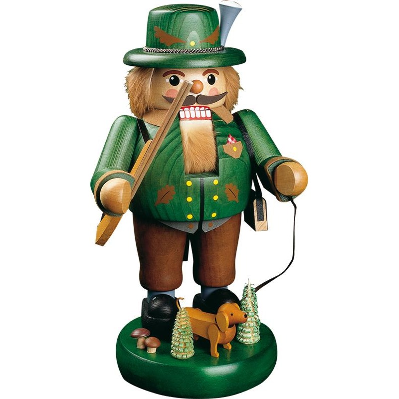 Nußknacker Förster mit Dackel - 33 cm