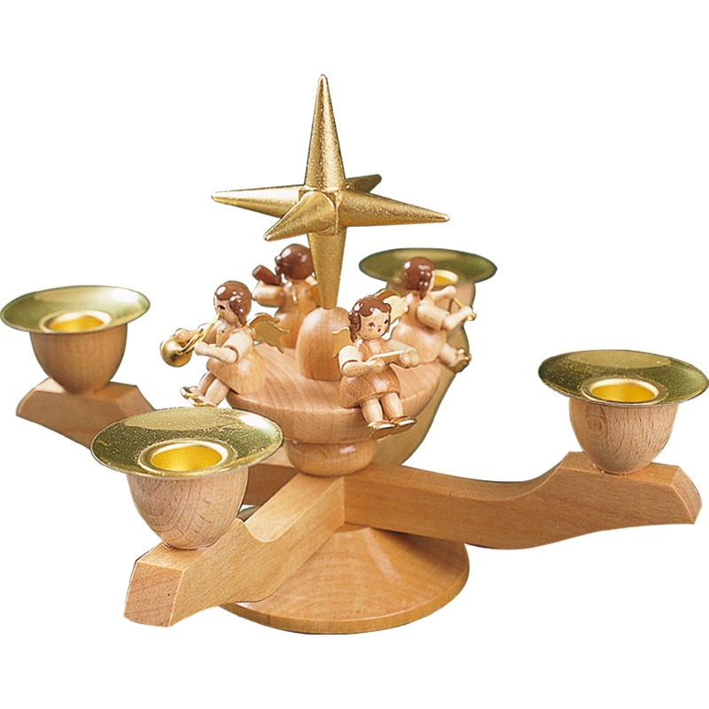 [RG 00483] Adventsleuchter klein, natur