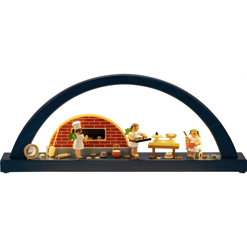 Schwibbbogen Engelbäckerei, LED-Bel.