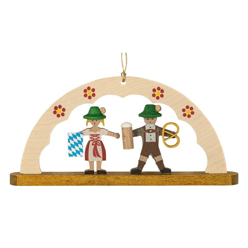 Baumbehang Schwibbbogen Oktoberfestbesucher
