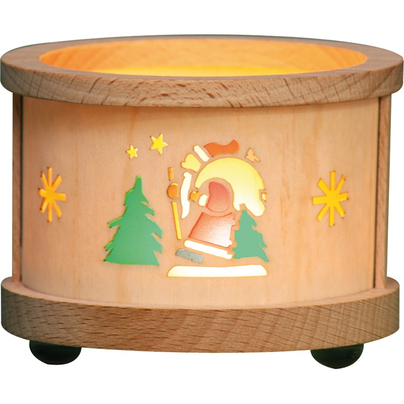 Teelichtlaterne Santa