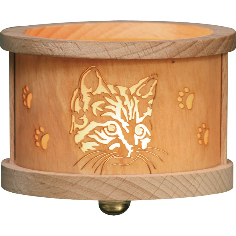 Teelichtlaterne Katzen