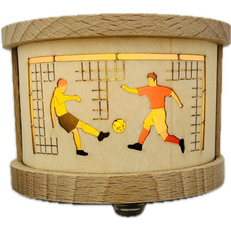 Teelichtlaterne Fußball