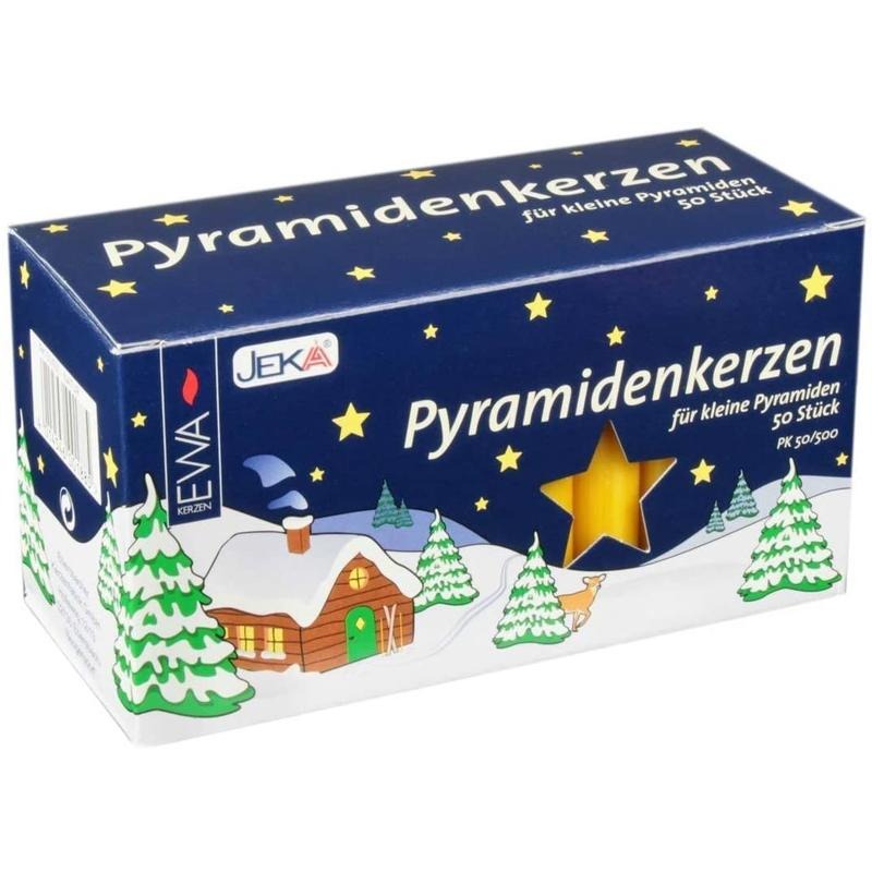 Kerzen natur Ø 14 mm, 50-Stück/Schachtel