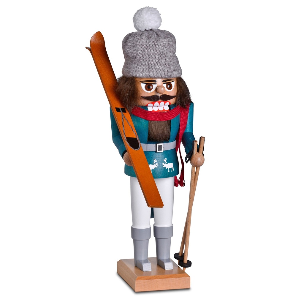 Nußknacker Skifahrer