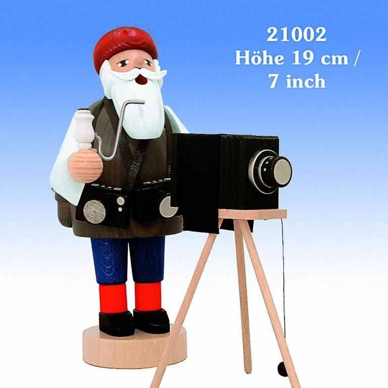Räuchermann Fotograf - 19 cm