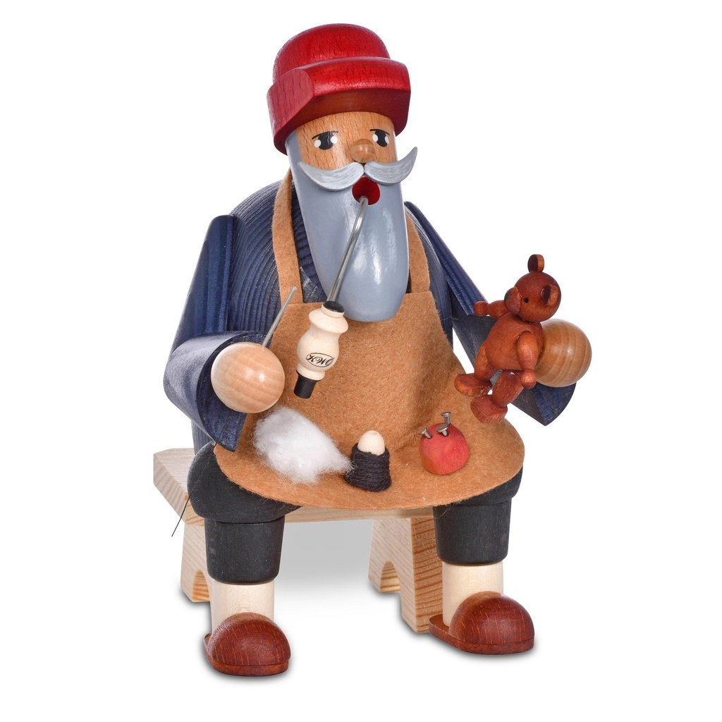 Räuchermann Teddymacher, sitzend