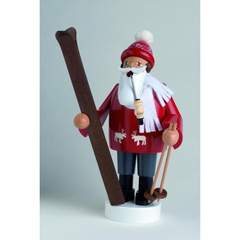 Räuchermann Skifahrer - 19 cm