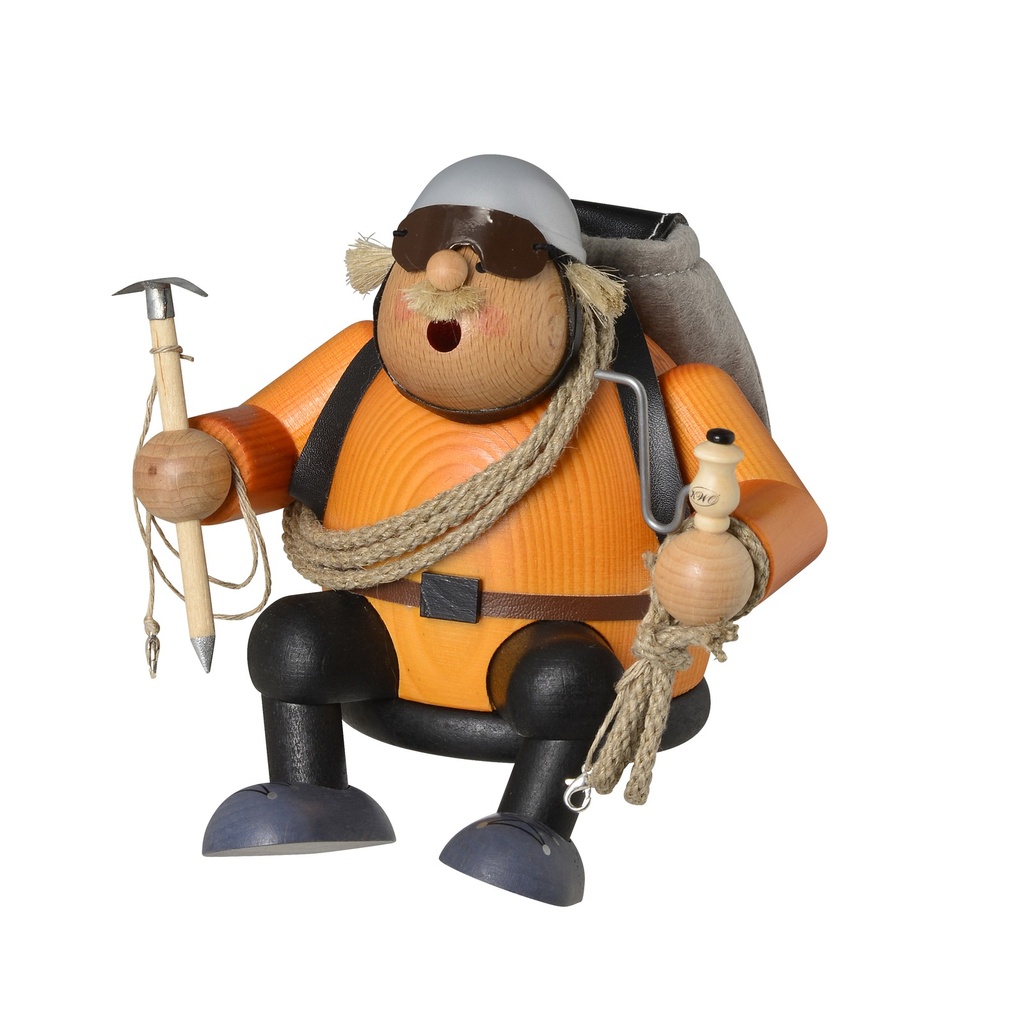 [KWO 21484] Räuchermann Kantenhocker Bergsteiger