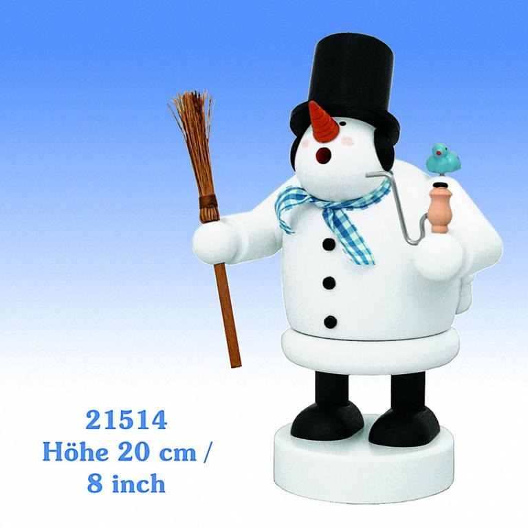 Räuchermann Schneemann - 20 cm