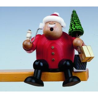 Räuchermann Kantenhocker Weihnachtsmann - 15 cm - Artikel 21559
