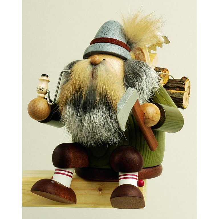 Räuchermann Kantenhocker Holzfäller