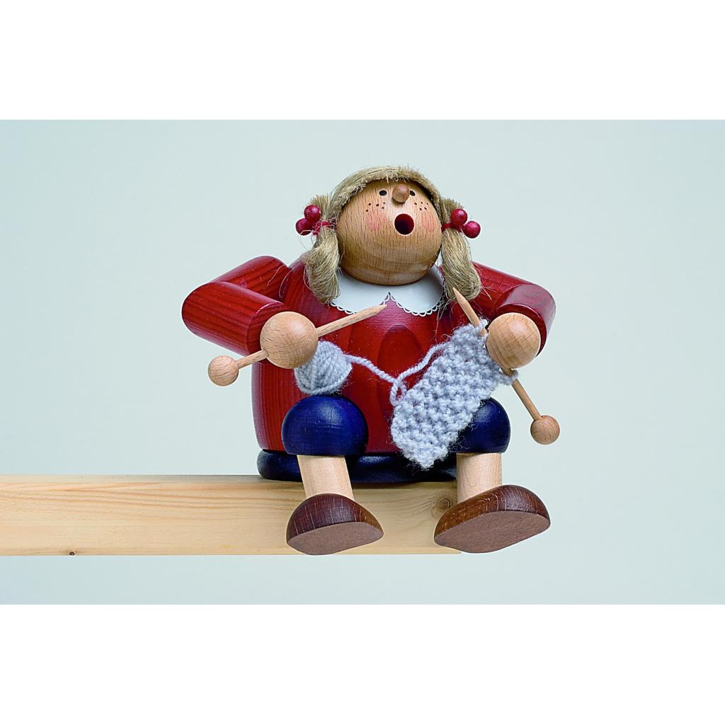 Räuchermann Kantenhocker Strickliesel