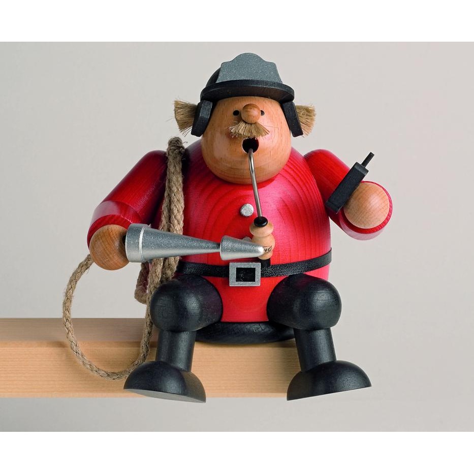 Räuchermann Kantenhocker Feuerwehrmann