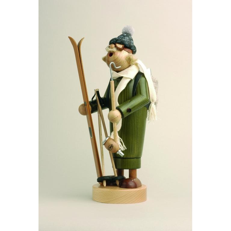 Räuchermann Skifahrer - 27 cm
