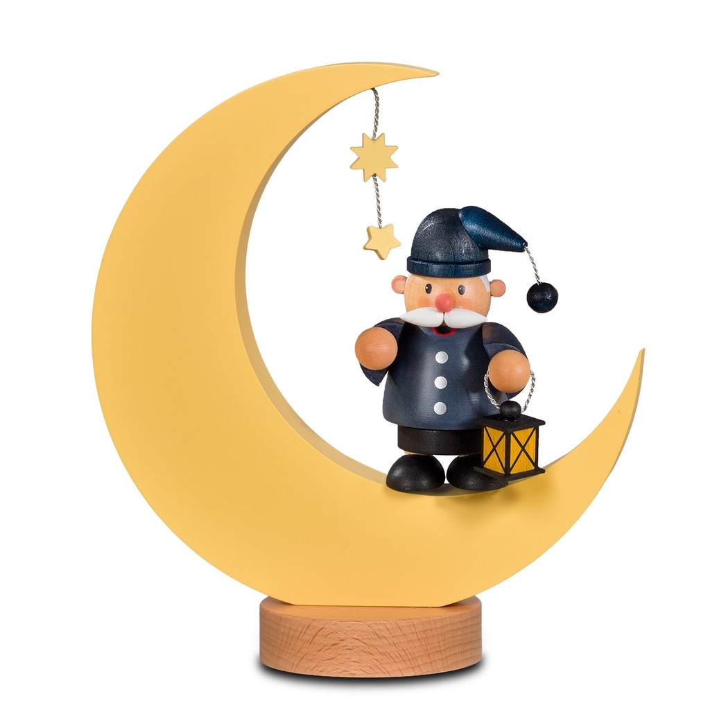 Räuchermann Mann im Mond, mini