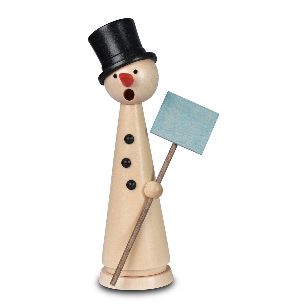 Räuchermann Schneemann Herbert, natur
